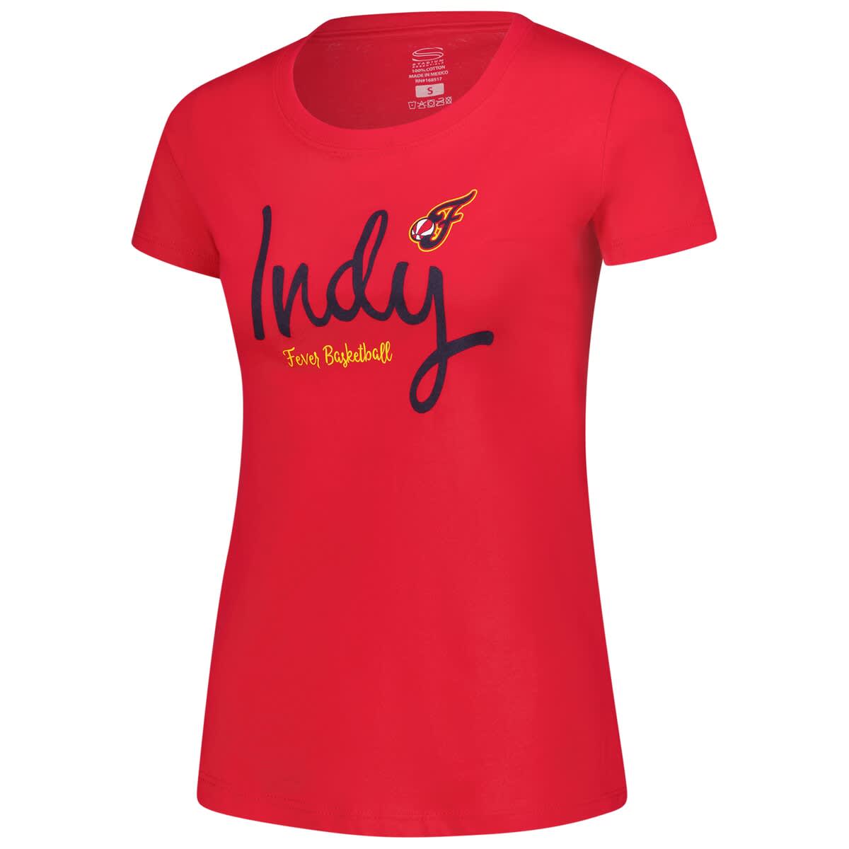 Women's Stadium Essentials Red Indiana Fever Third Quarter T-Shirt - image 2