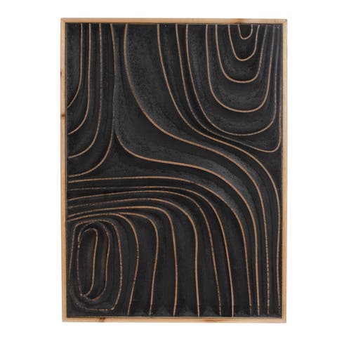 Waved Lines Painted Home Decor