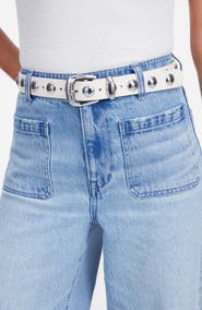 Madewell Studded Western Leather Belt