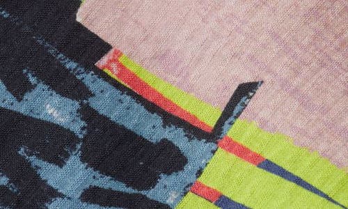 Scotch & Soda Kids' Collage Print Short Sleeve Cotton Camp Shirt In Multi