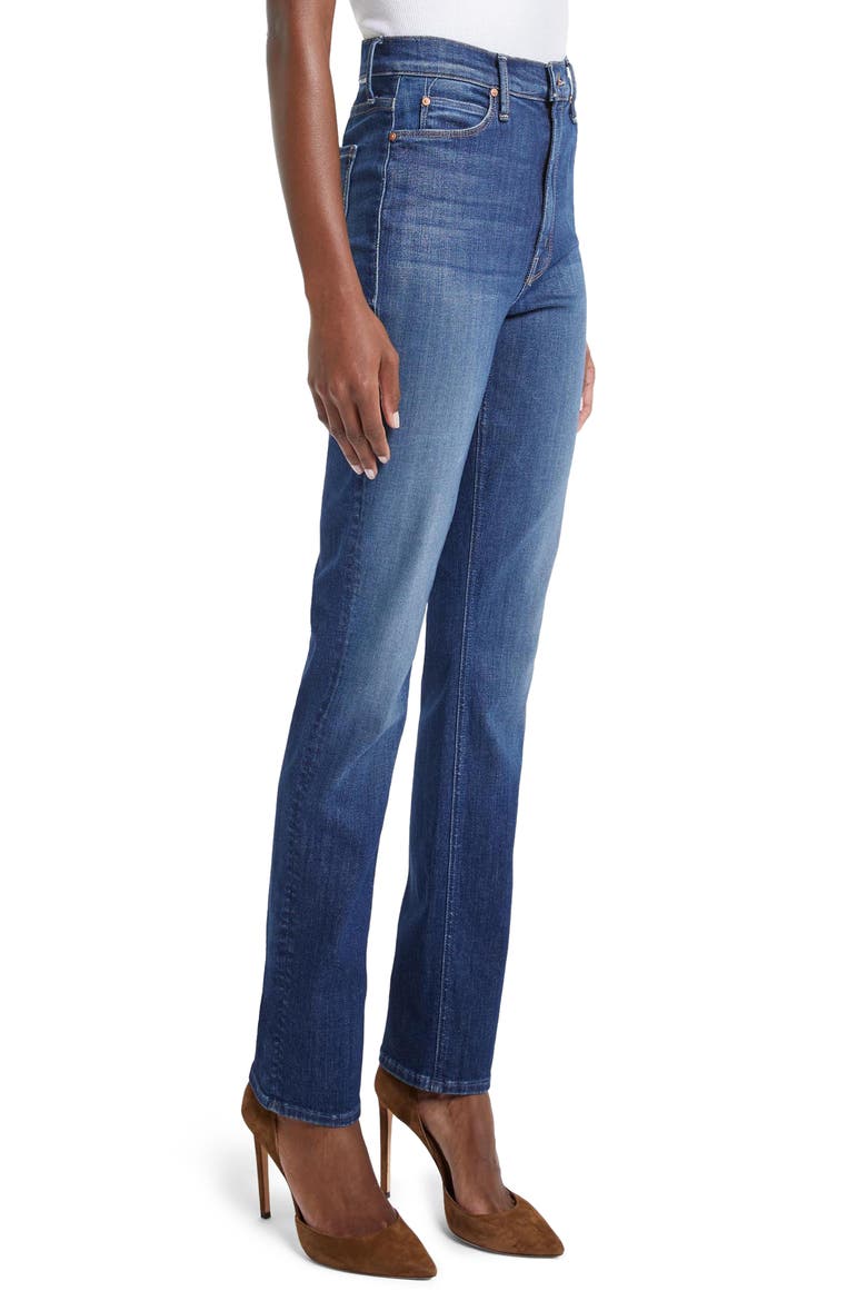 The Dazzler High Waist Straight Leg Jeans, Alternate, color, SKUNK AT THE TEA PARTY