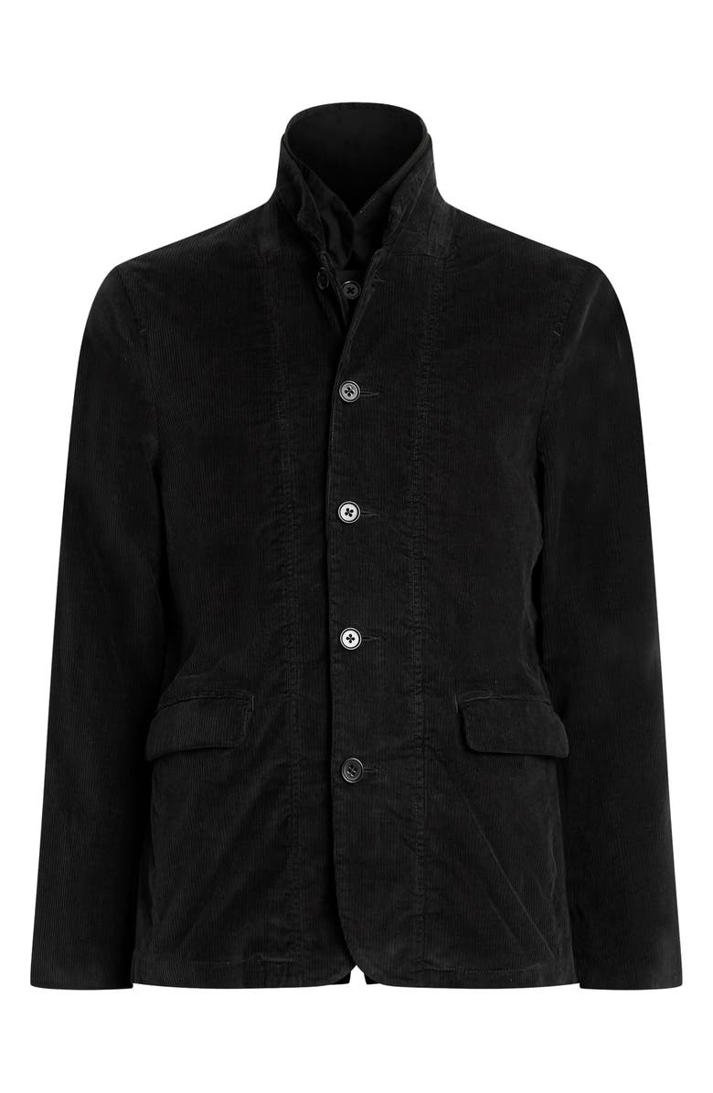 AllSaints Dillon Layered Corduroy Blazer, Alternate, color,