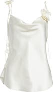 Cinq à Sept Marta Trailing Flower Silk Camisole