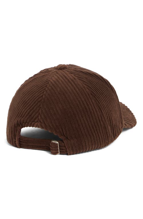 Steve Madden Oh Bear Collegiate Snapback Baseball Cap In Brown