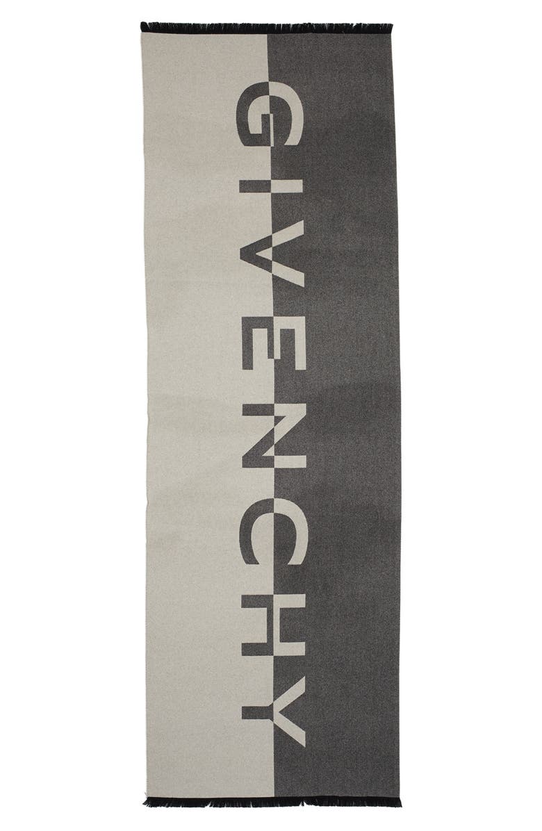 Givenchy Block Logo Scarf, Alternate, color,