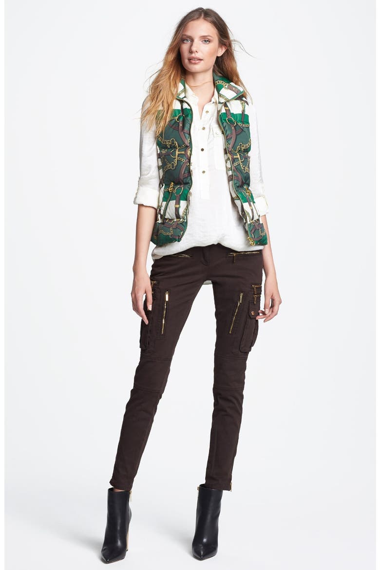 Skinny Cargo Pants, Alternate, color, CHOCOLATE