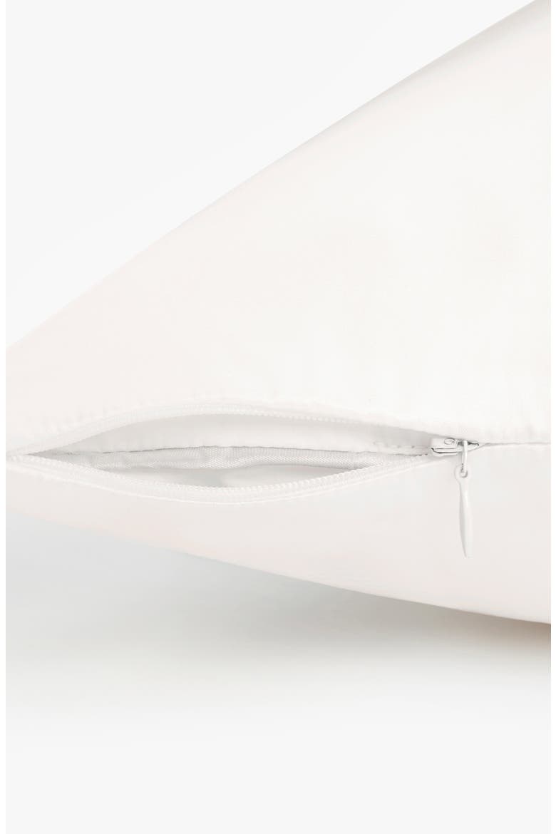 LILYSOFT Ultra Soft Non-Colorants Silk Pillowcase, Alternate, color, White