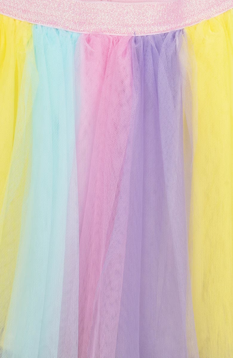 Rare Editions Kids' Hip Hop Bunny T-Shirt & Skirt Set, Alternate, color, Aqua