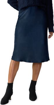 Sanctuary Everyday Satin Midi Skirt