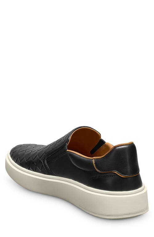 Allen Edmonds Oliver Woven Slip-on Sneaker In Black