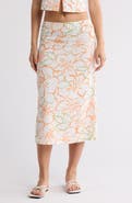 Billabong Keep It Simple Cotton Midi Skirt