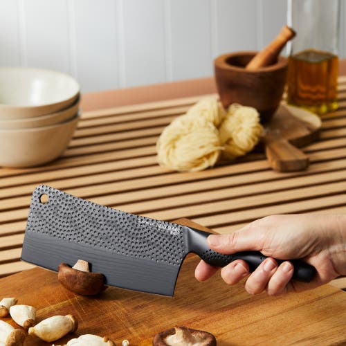 Cuisine::pro Id3 Black Samurai 6.5" Cleaver Knife In Black