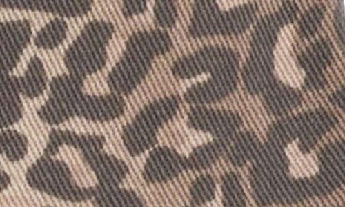 Rare Editions Leopard Denim Jumper & T-shirt Set In Brown