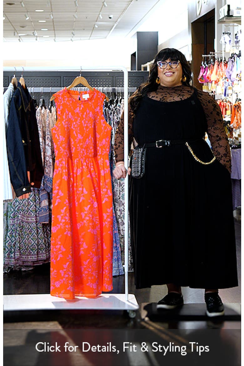 Fia Floral Smocked Sleeveless Maxi Dress video