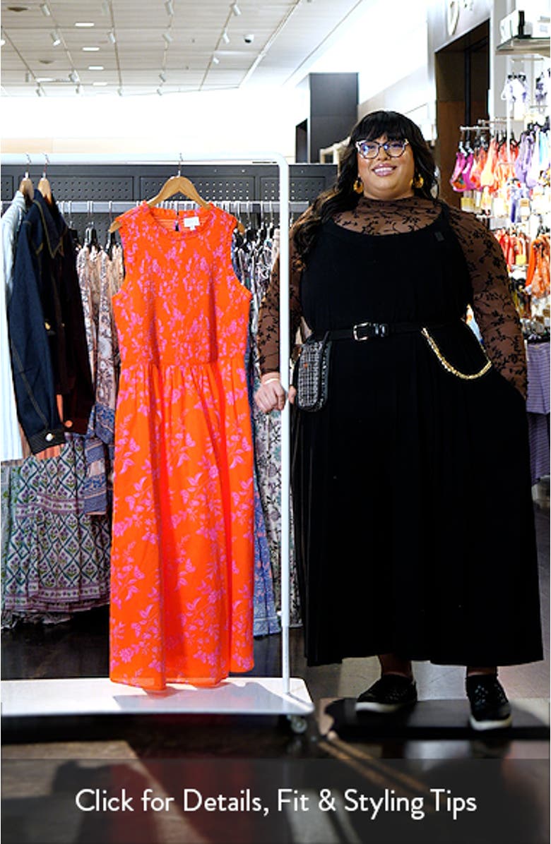 Fia Floral Smocked Sleeveless Maxi Dress, sales video thumbnail