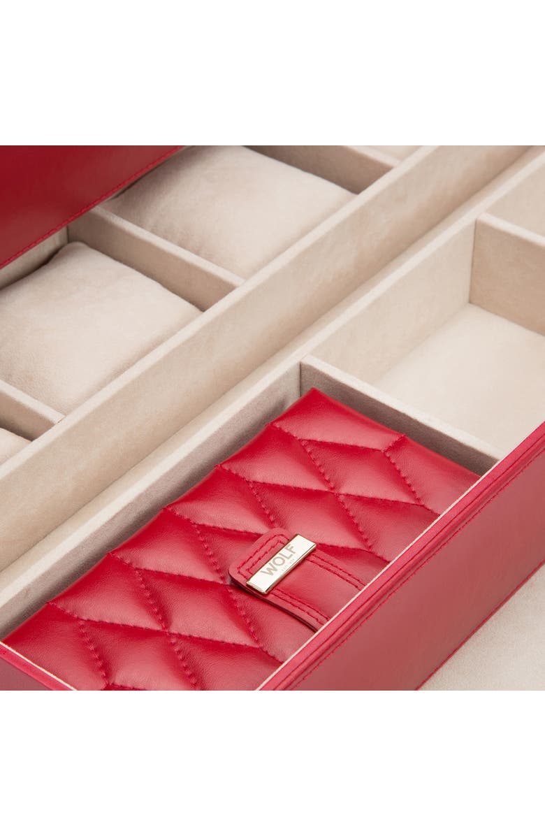 WOLF Caroline Extra Large Jewelry Case, Alternate, color,