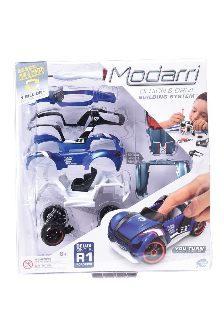Roadster Deluxe Single Diy Design and Build Toy Car, Ages 6+, Main, color, Multicolored