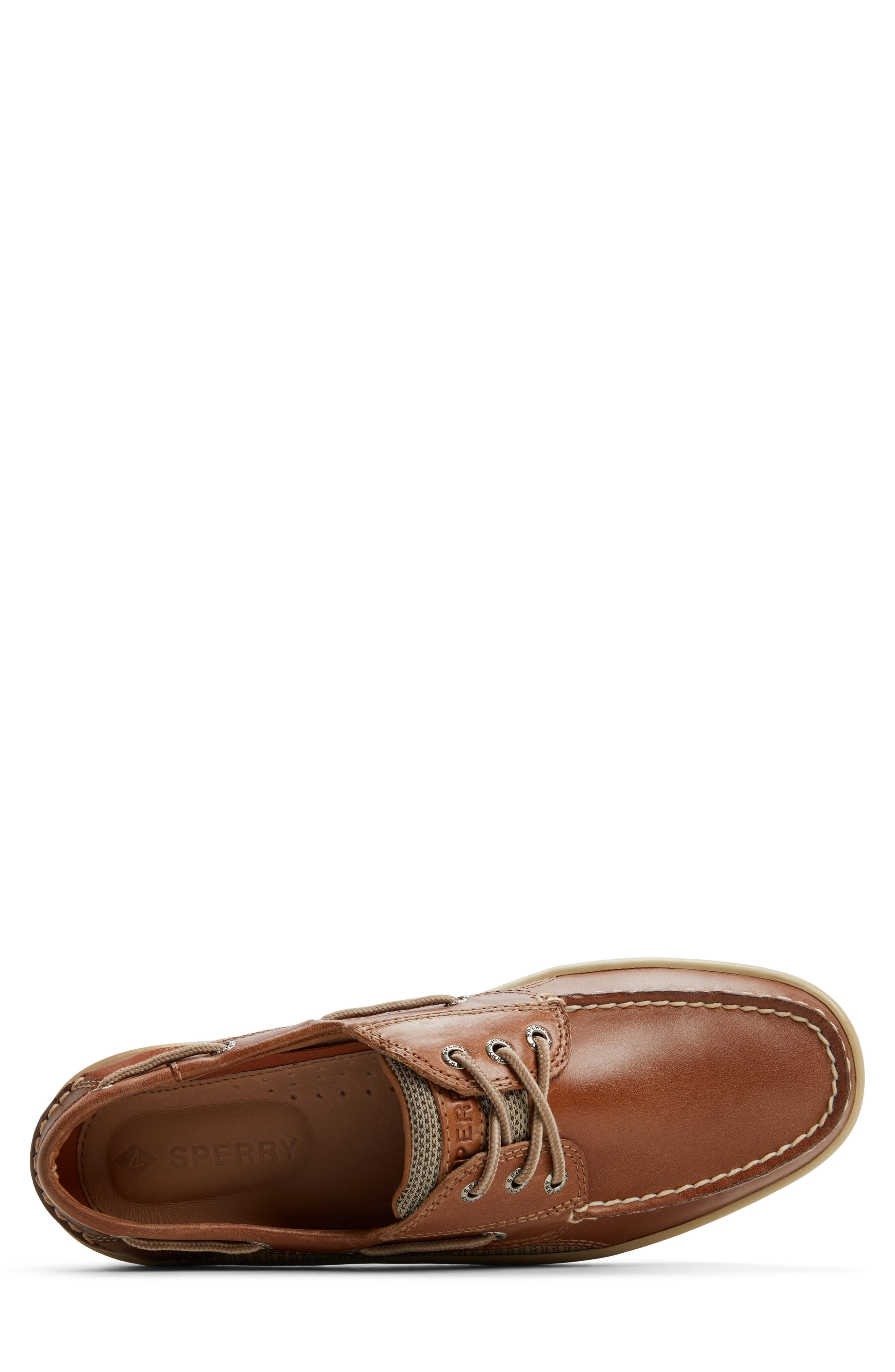Sperry Billfish<sup>™</sup> 3-Eye Boat Shoe, Alternate, color, Cognac