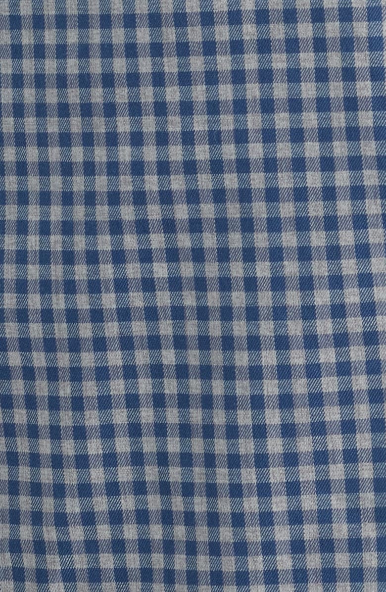 Peter Millar Crown Light Plaid Button-Down Shirt, Alternate, color, Gale Grey