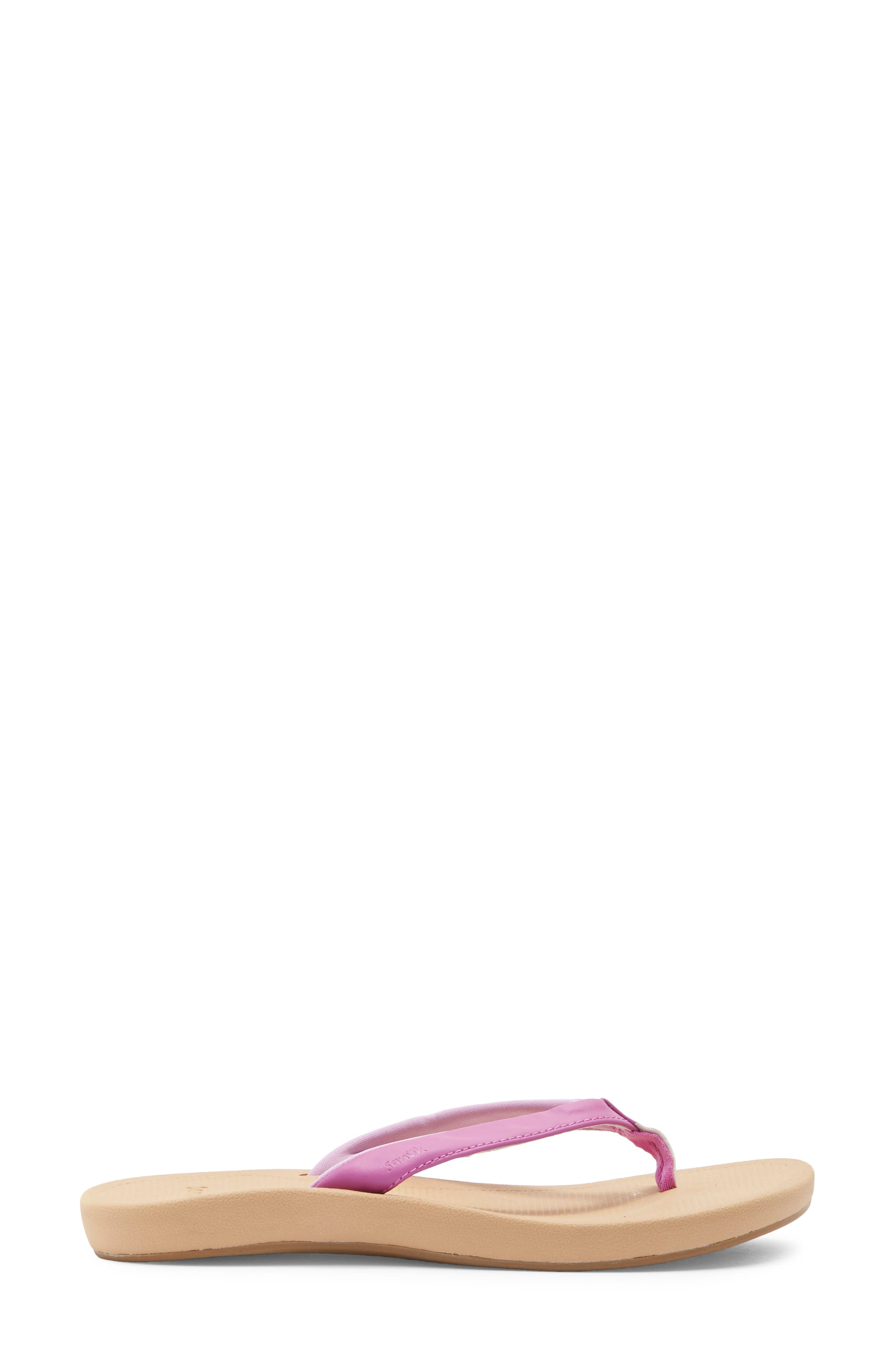 Sanuk Cosmic Shores Water Friendly Flip Flop, Alternate, color, Purple Rosebud