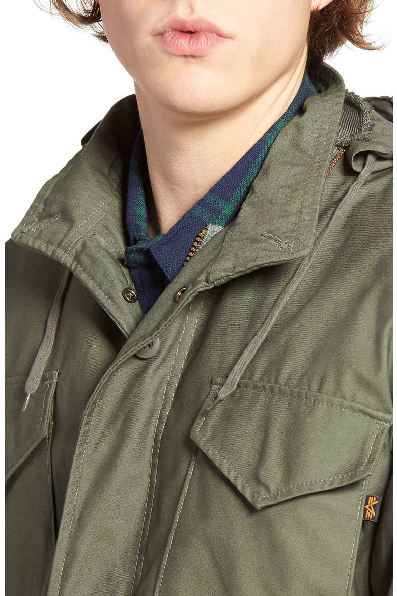 M-65 Field Jacket, Alternate, color, OLIVE