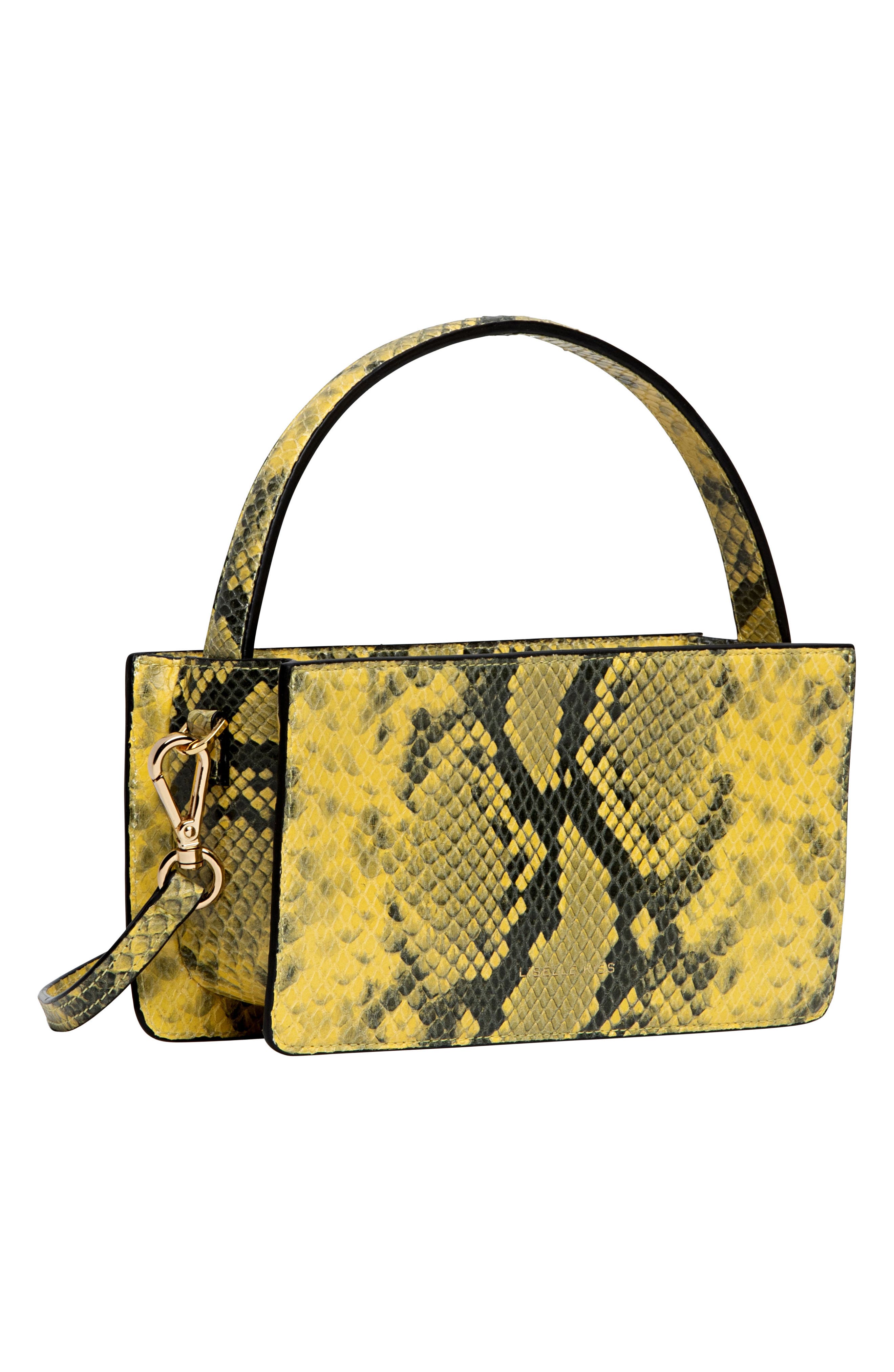 LISELLE KISS Logan Leather Top Handle Bag, Alternate, color, 