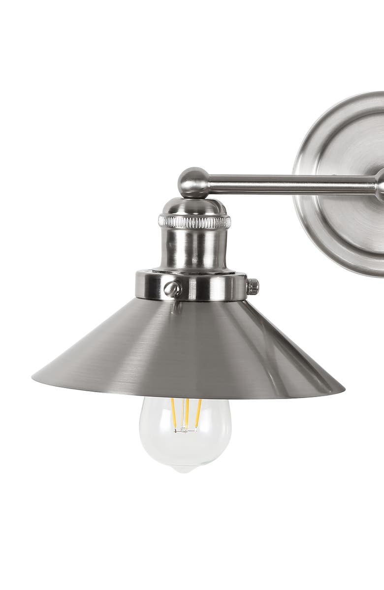 JONATHAN Y July 1-light Metal Shade Sconce, Alternate, color, Nickel