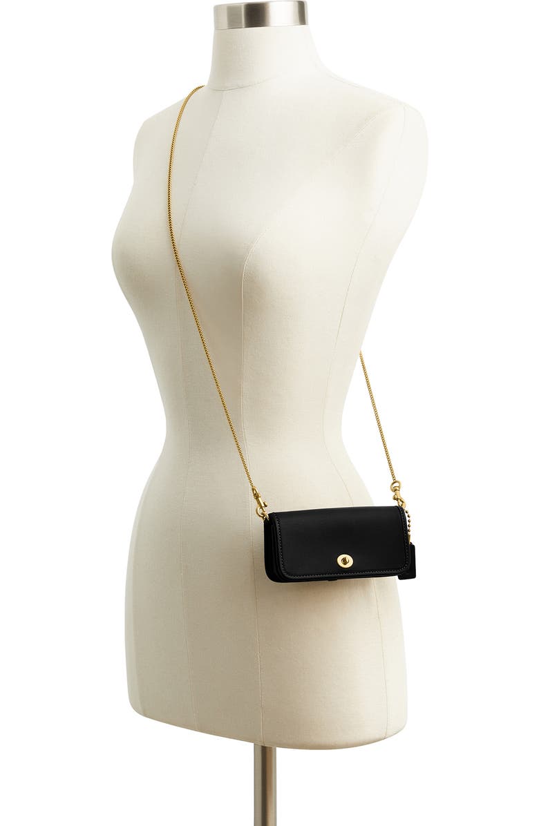 COACH Dinky 14 Leather Crossbody Bag, Alternate, color,