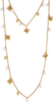 RETRO CHIC Iris Blossom Necklace