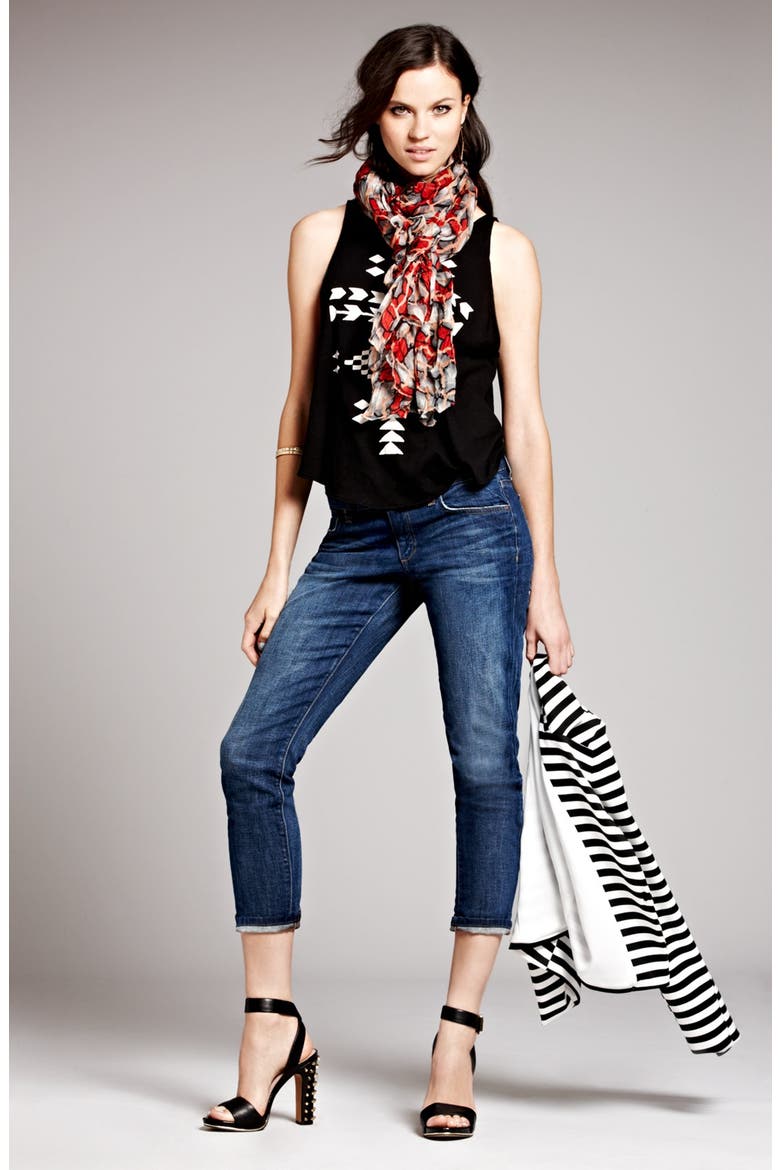 Op-Art Stripe Blazer, Alternate, color, BLACK/ WHITE