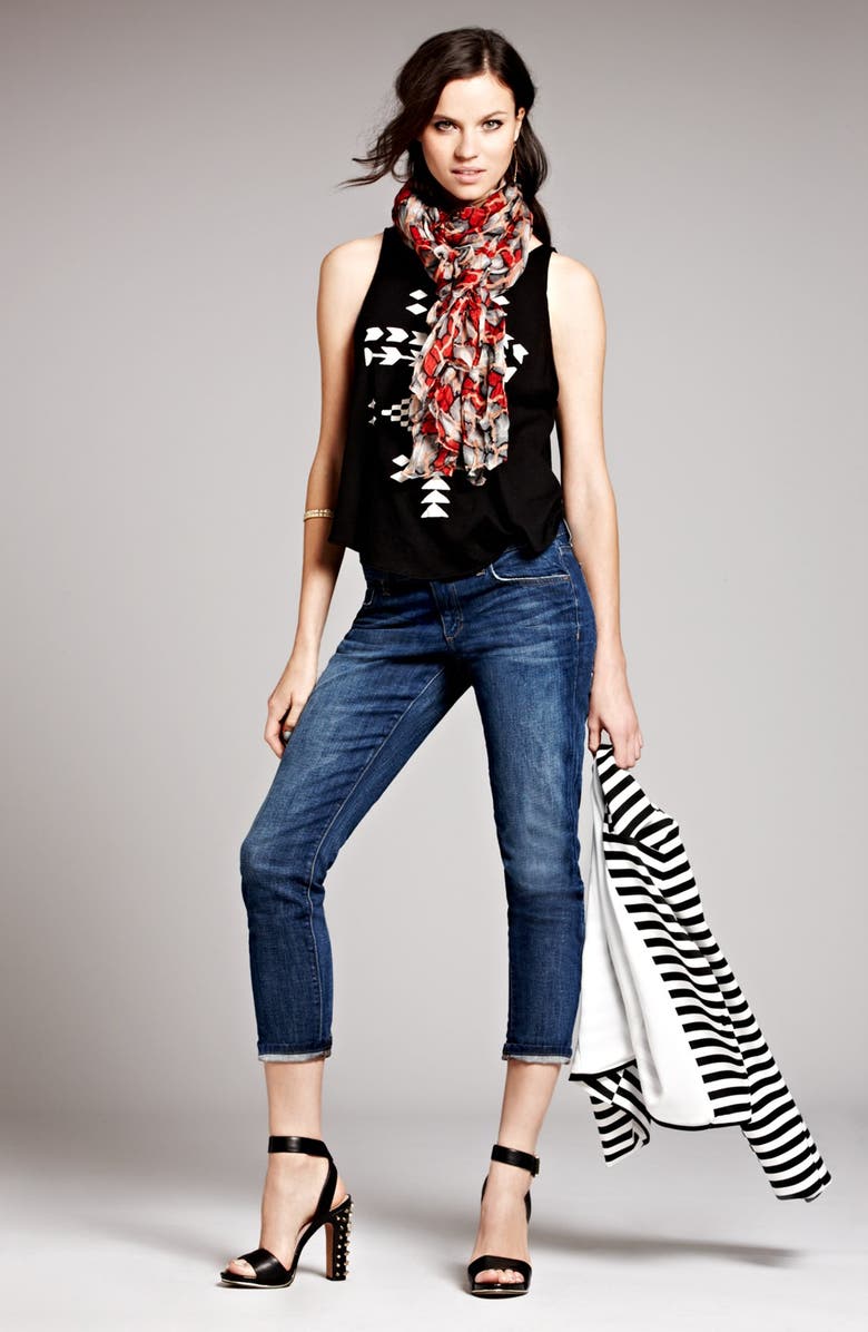 Robbi & Nikki Op-Art Stripe Blazer, Alternate, color, 