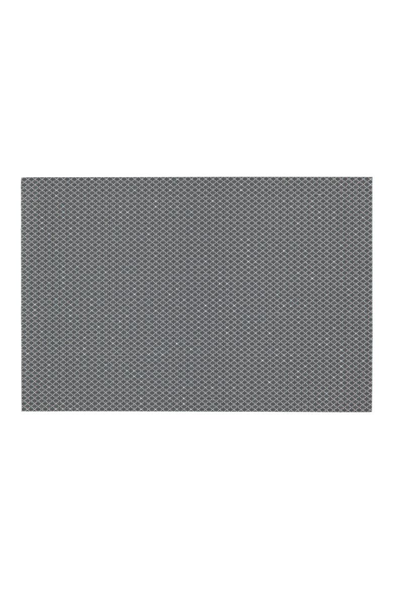 Set of 6 Vinyl Placemats, Main, color, EMBEDDED SPARKLES SILVER