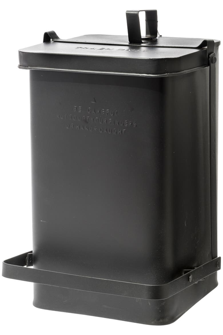 Step Trash Can - Black, Alternate, color, Black