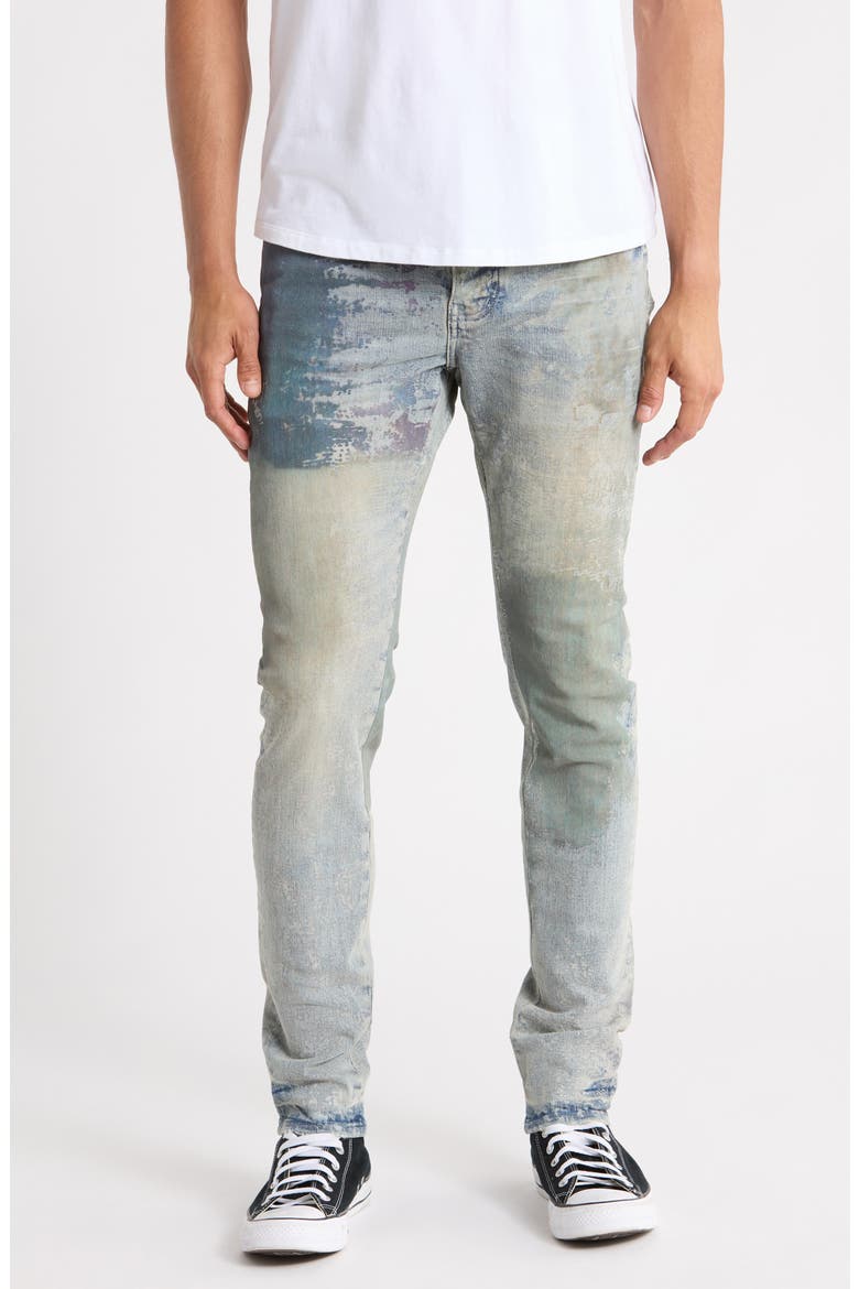 Fossil Print Skinny Jeans, Main, color, SKINNY FOSSIL PRINT