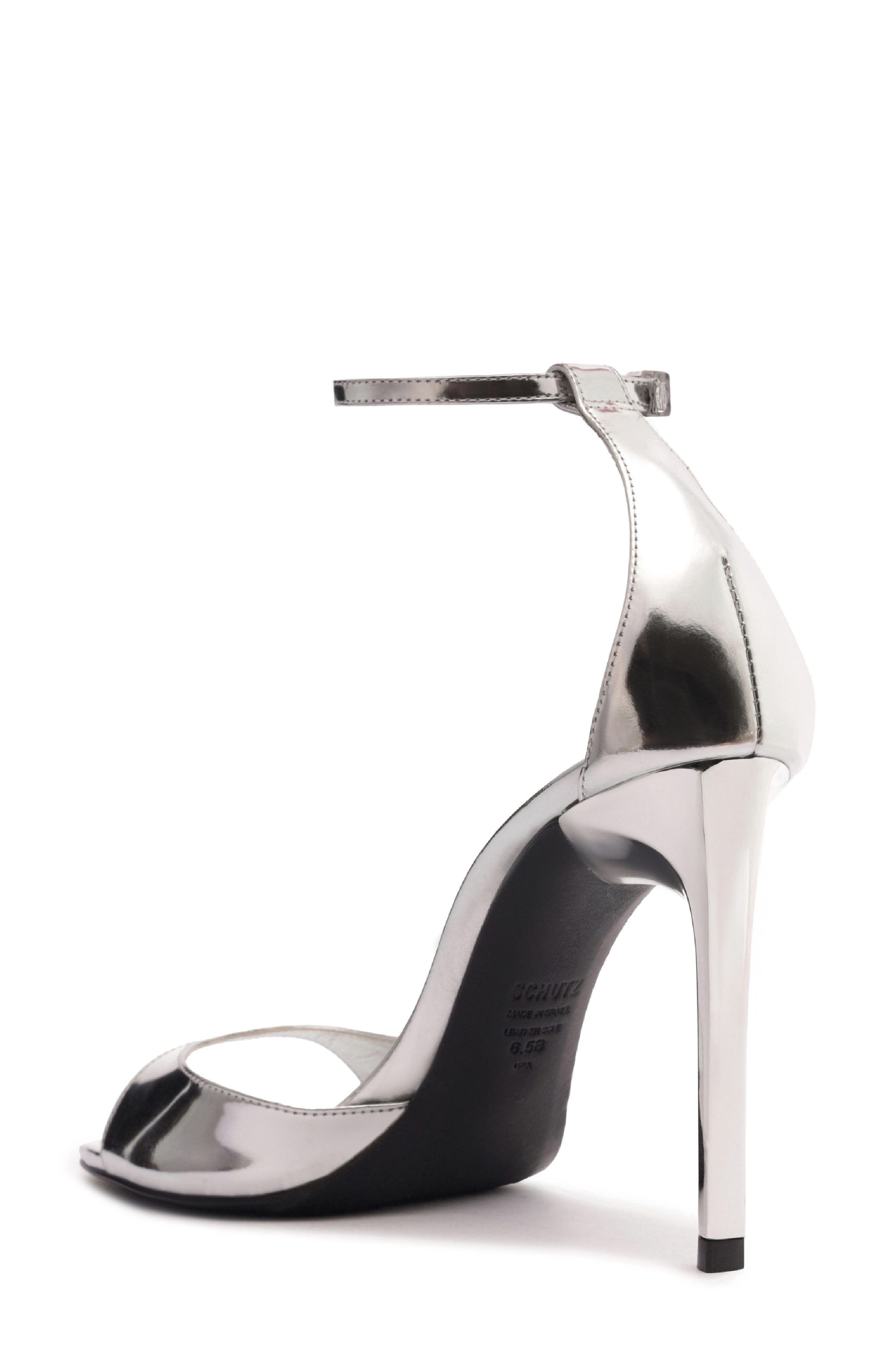 Scarlett Ankle Strap Sandal, Alternate, color, PRATA