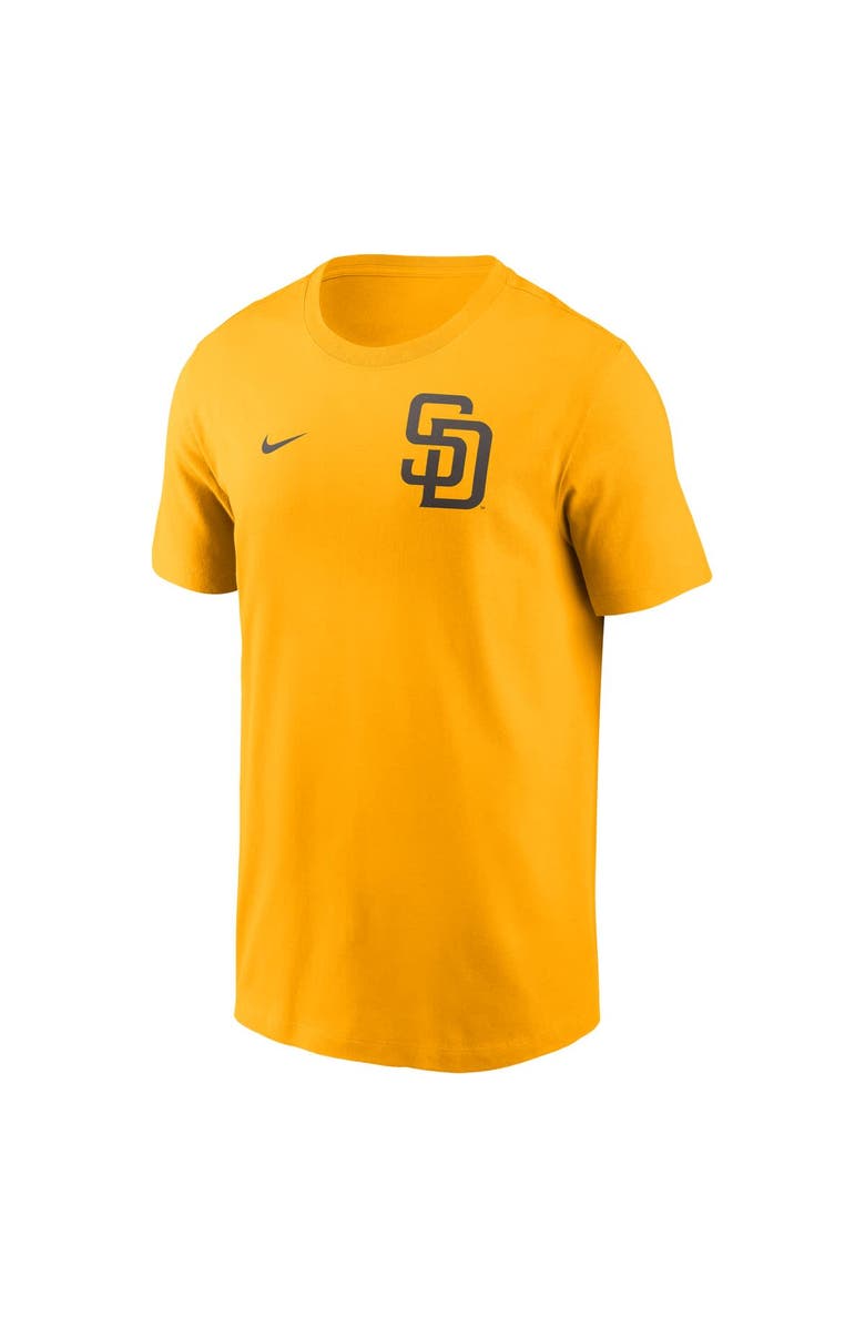 Nike Men's Nike Gold San Diego Padres 2-Hit T-Shirt, Alternate, color, Gold