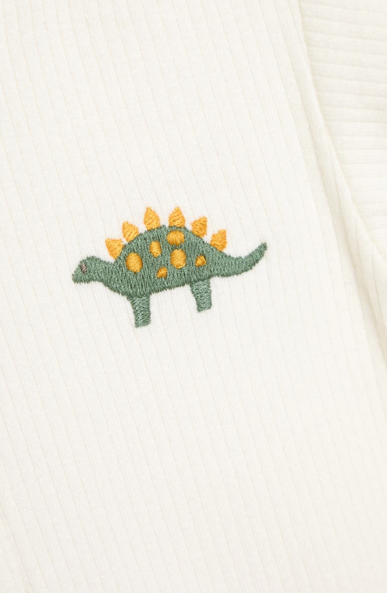 JOJO MAMAN BEBE Set of 2 Stegosaurus Bodysuits, Alternate, color, Blue