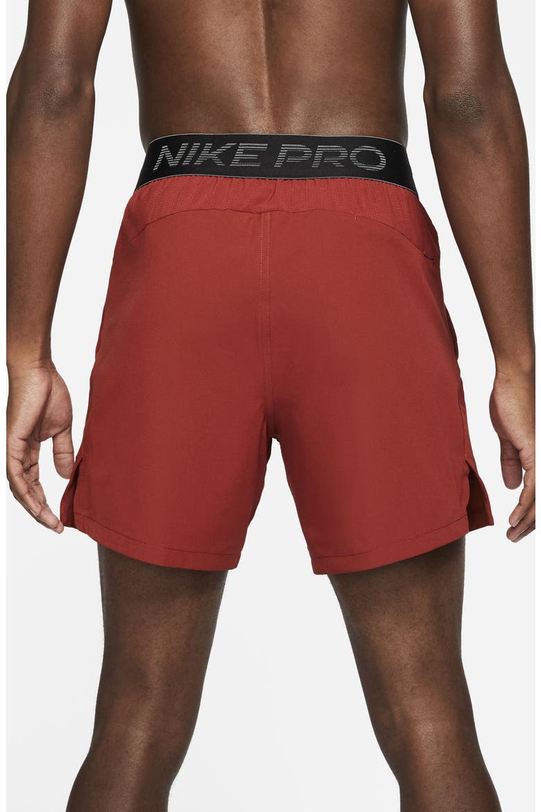 Pro Dri-FIT Hybrid Athletic Shorts, Alternate, color, DARK CAYENNE/BLACK