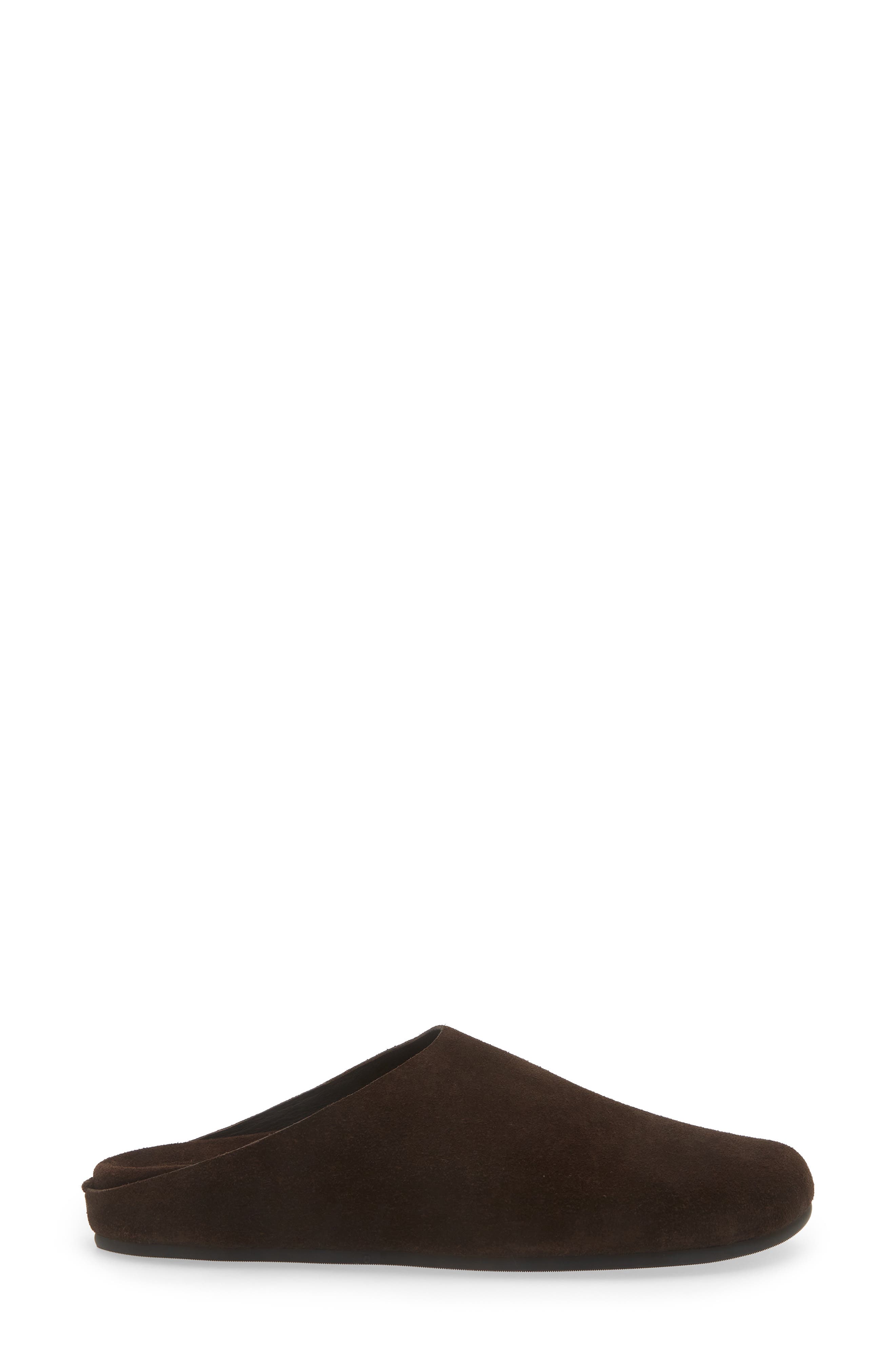 Jeffrey Campbell Content Suede Clog, Alternate, color, Coffee Suede