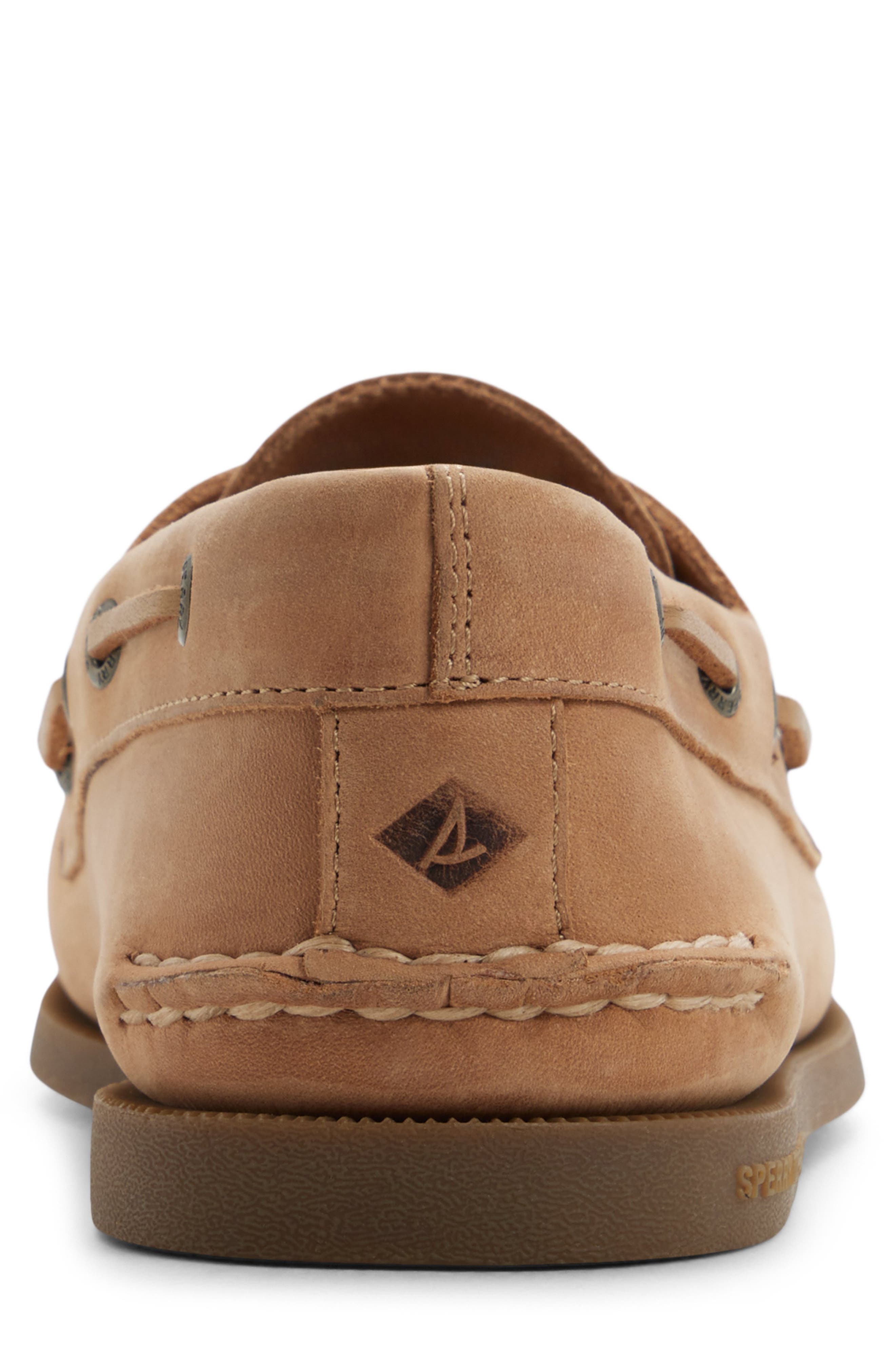 Sperry Authentic Original 2-Eye Woven Boat Shoe, Alternate, color, Royal Brown