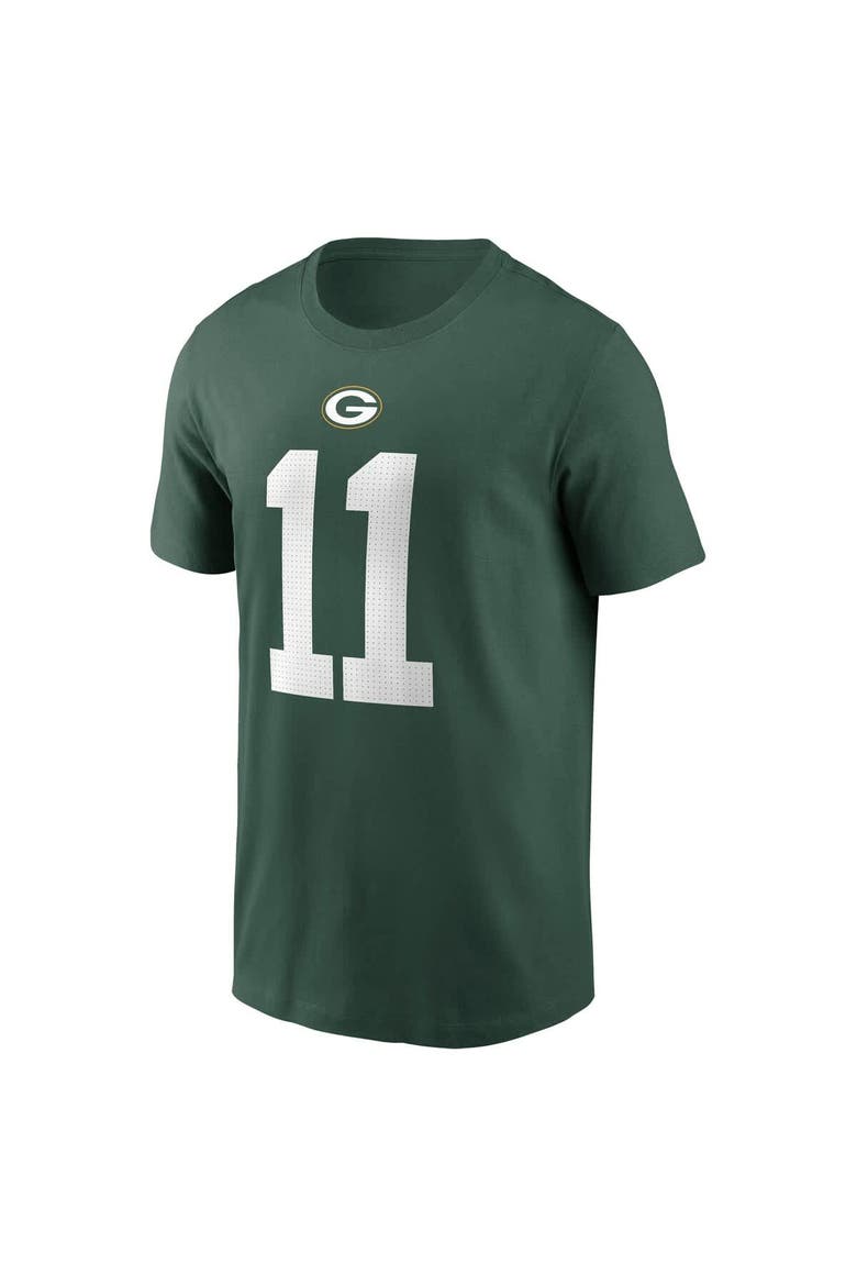 Men's Nike Jayden Reed Green Green Bay Packers Name & Number T-Shirt, Alternate, color, Green