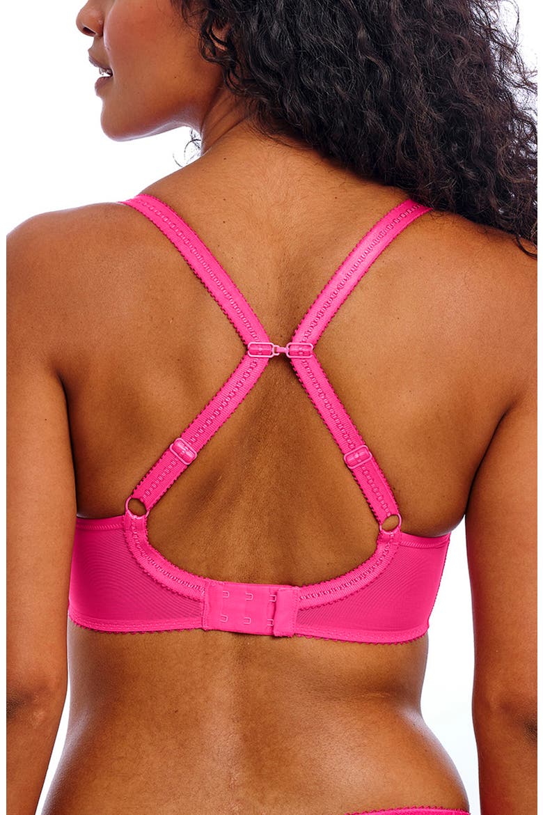 Fascinate Underwire Plunge T-Shirt Bra, Alternate, color, HOT PINK