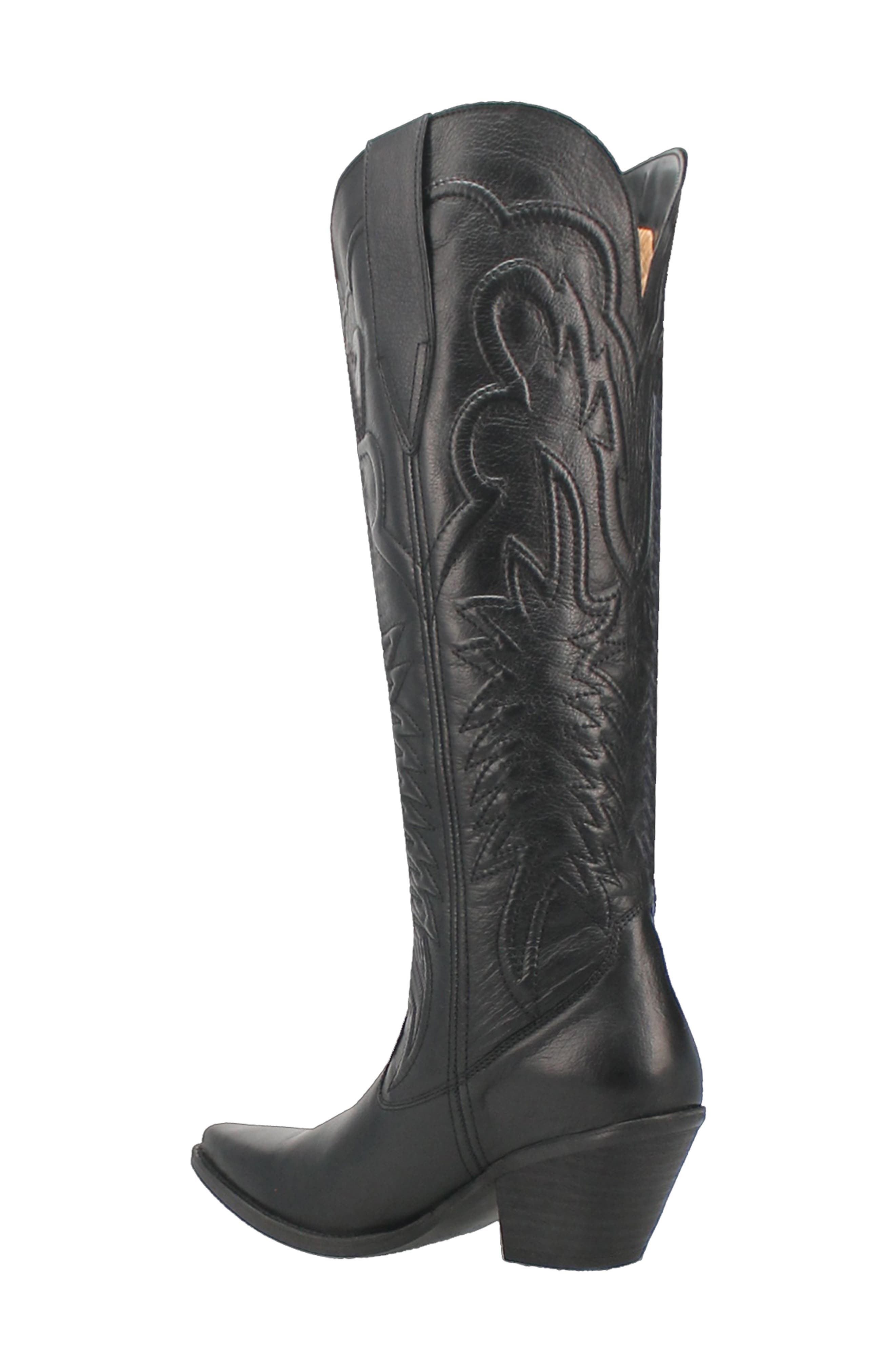 Dingo Raisin Kane Knee High Western Boot, Alternate, color, 