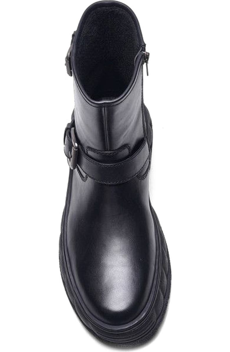 A. Veer Ranger Biker Boot, Alternate, color, Black Nubuck