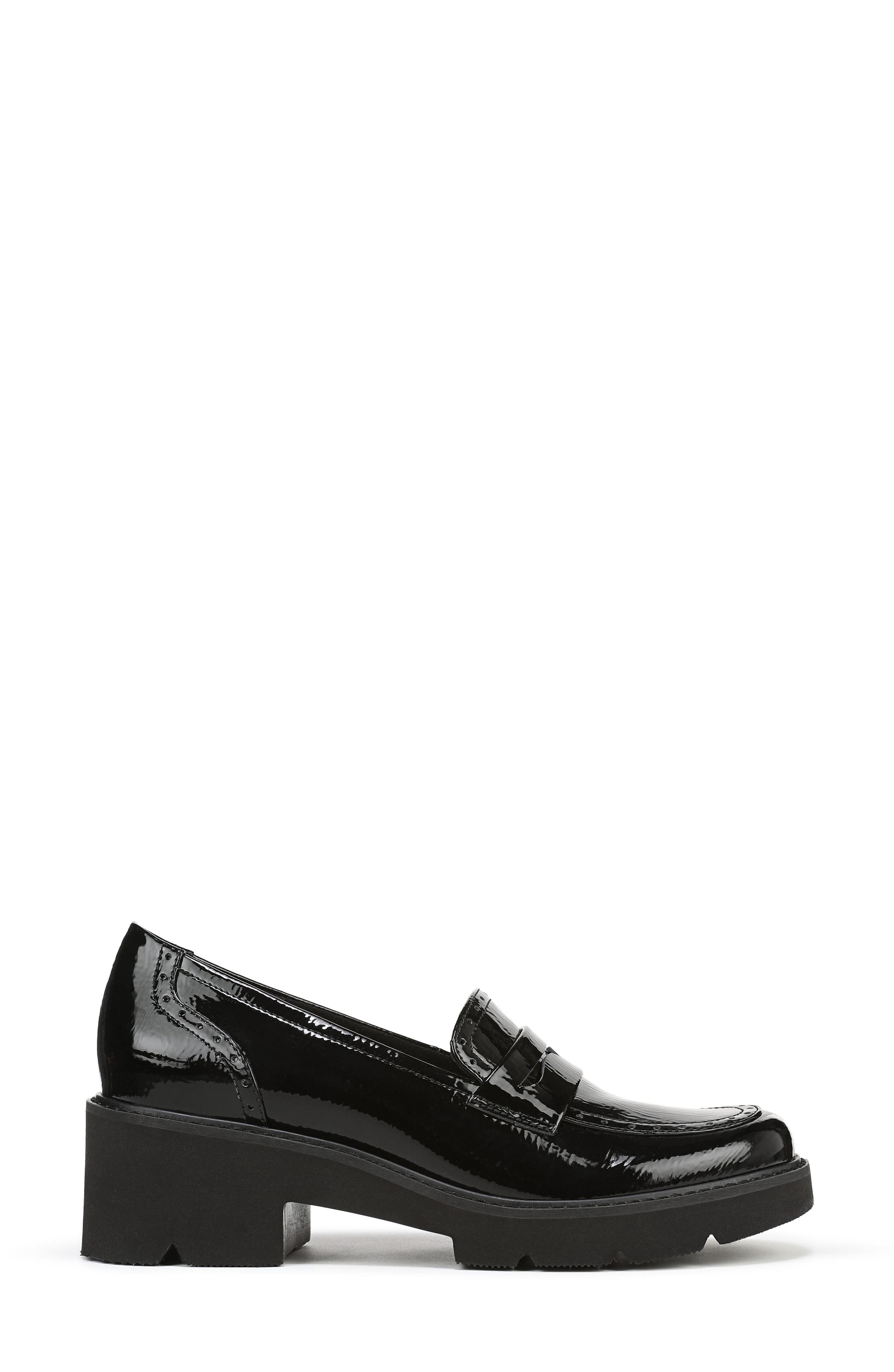 Naturalizer Charisma Loafer, Alternate, color, Black Patent Faux Leather