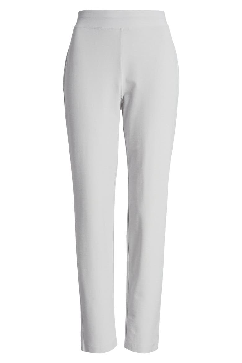 Slim Ankle Stretch Crepe Pants, Alternate, color, NIMBUS