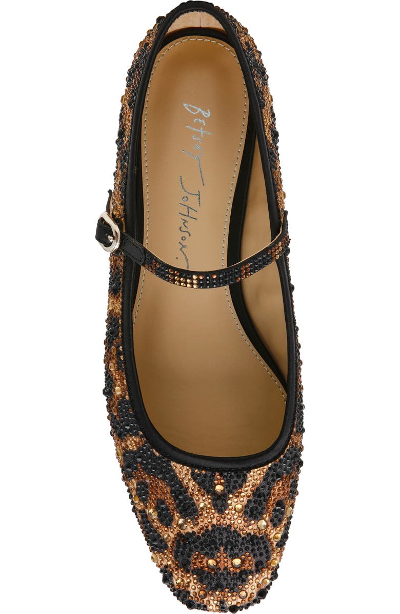 Betsey Johnson Loral Mary Jane Flat, Alternate, color, Leopard
