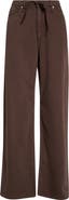 rag & bone Featherweight Phoebe Drawstring Wide Leg Jeans