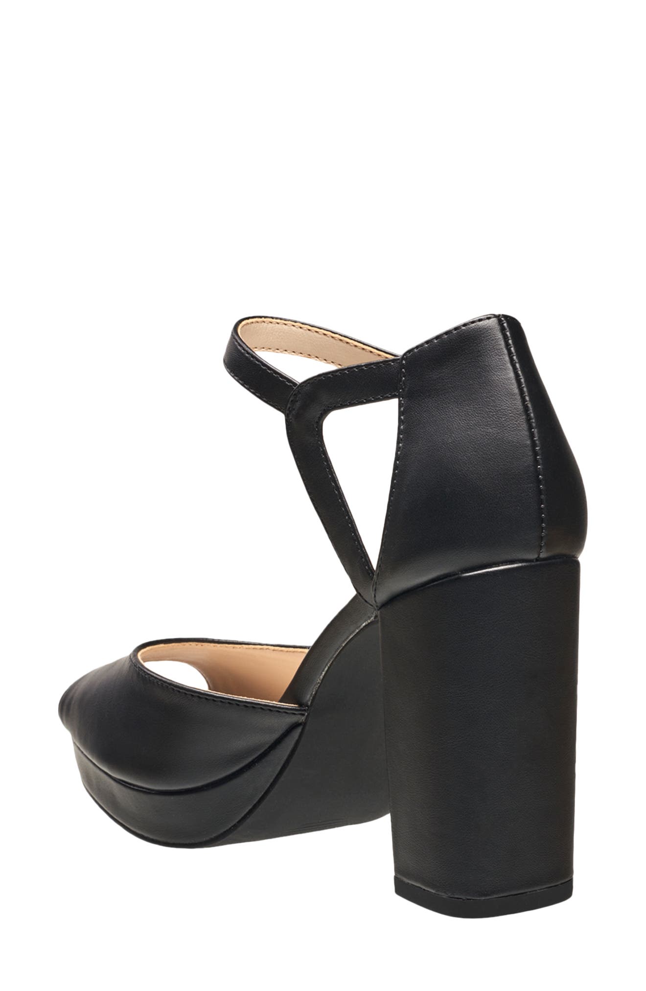 French Connection Platform Sandal, Alternate, color, 