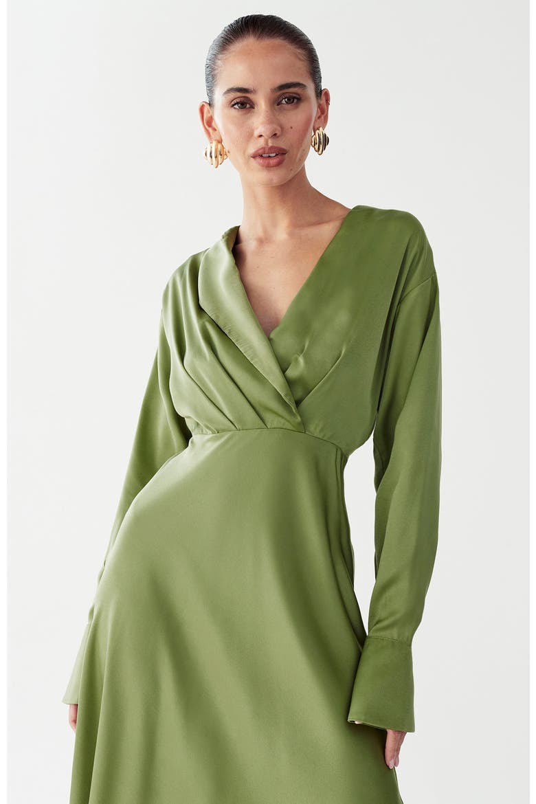 Glades Maxi Dress, Alternate, color, Sage Green